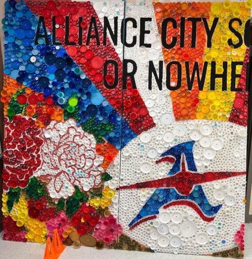 AIS Bottle Cap Mural To Be Displayed at RPL Rodman Public Library